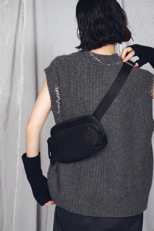 KAGOME EMBOSS BONDING 2WAY SHOULDER【031605】