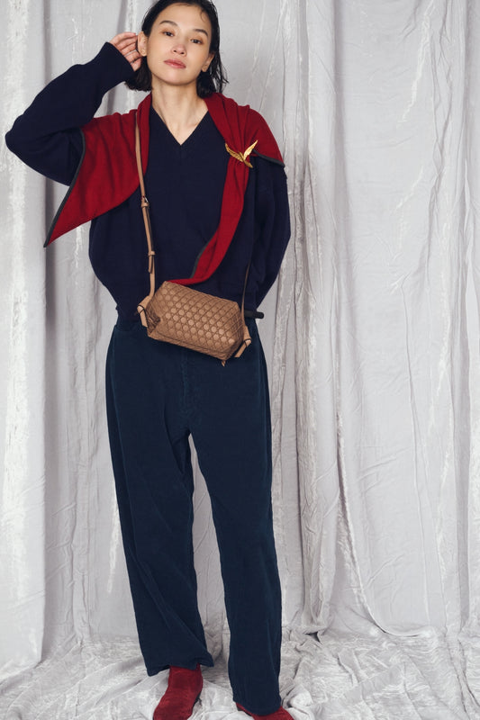 KAGOME EMBOSS BONDING NANO SHOULDER【031739】