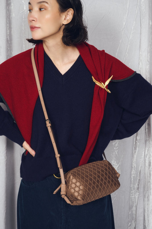 KAGOME EMBOSS BONDING NANO SHOULDER【031739】