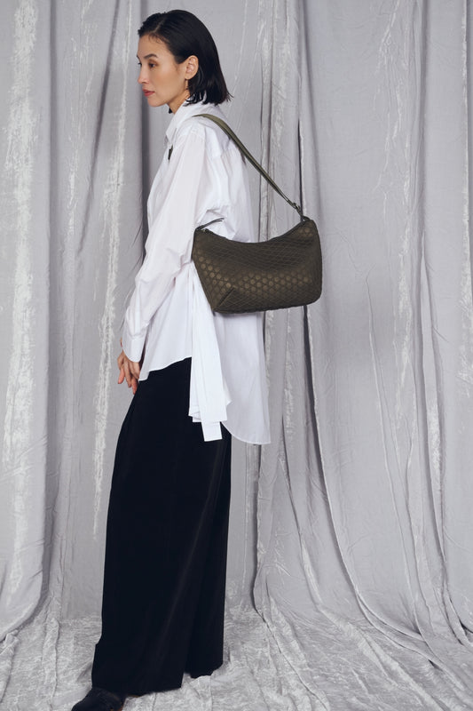 KAGOME EMBOSS BONDING SHOULDER【031606】