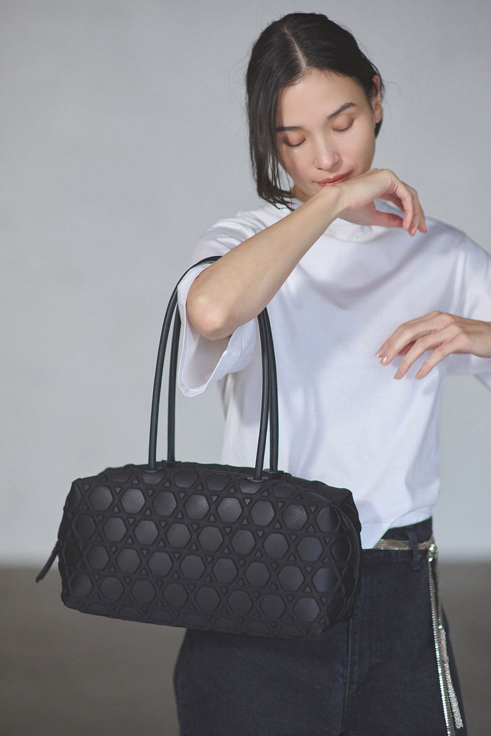BEST SELLERS No.4｜ NEW IN｜BOSTON BAG KAGOME LARGE PATTERN