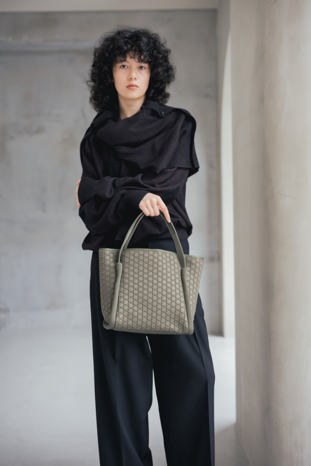 TOTE BAG KAGOME EMBOSS BONDING (S)【031604】 – LAQUOH