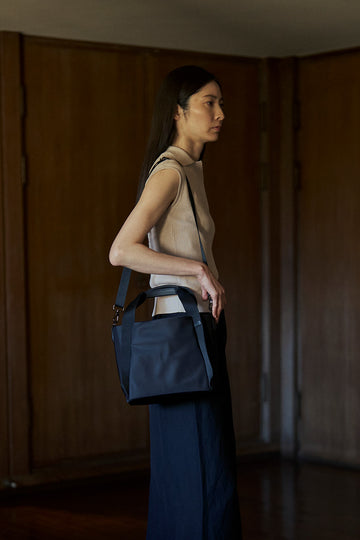 UTILITY  MINIMAL NYLON 2WAY TOTE (S)【031679】
