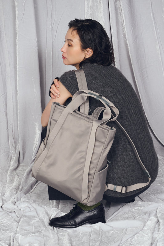 UTILITY  MINIMAL NYLON RUCK SACK (M)【031614】