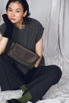 UTILITY  MINIMAL NYLON CROSSBODY BAG【031678】