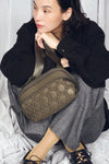 KAGOME LARGE PATTERN EMBOSS BONDING ２WAY SHOULDER【031737】