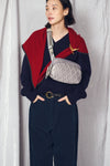 KAGOME LARGE PATTERN EMBOSS BONDING ２WAY SHOULDER【031737】