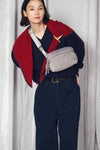KAGOME LARGE PATTERN EMBOSS BONDING ２WAY SHOULDER【031737】