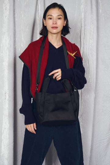 UTILITY  MINIMAL NYLON 2WAY TOTE (S)【031679】