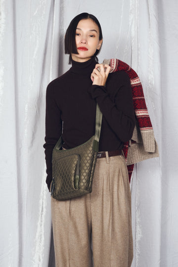 【SALE30％OFF】KAGOME EMBOSS BONDING POCKET SHOULDER【031676】