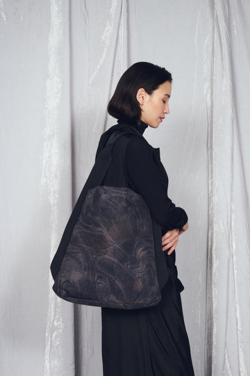 MARBLE SUMINAGASHI ONE SHOULDER (L)【031689】