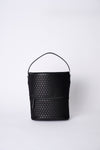KAGOME PATTERN EMBOSS BONDING BUCKET BAG【 031675】