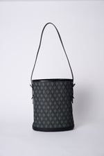 CROSS PATTERN JACQUARD BUCKET  BAG【031761】