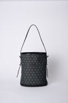 CROSS PATTERN JACQUARD BUCKET  BAG【031761】