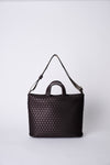 KAGOME PATTERN EMBOSS BONDING SLIM TOTE【031691】