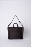 KAGOME PATTERN EMBOSS BONDING SLIM TOTE【031691】