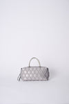 KAGOME LARGE PATTERN EMBOSS BONDING MINI BOSTON【031738】