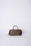 KAGOME LARGE PATTERN EMBOSS BONDING MINI BOSTON【031738】