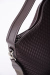 KAGOME PATTERN EMBOSS BONDING BUCKET BAG【 031675】