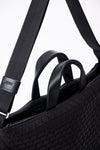 KAGOME PATTERN EMBOSS BONDING SLIM TOTE【031691】
