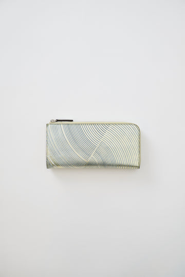 NEW IN｜Karesansui Emboss Leather L-Zip Wallet 【031821】