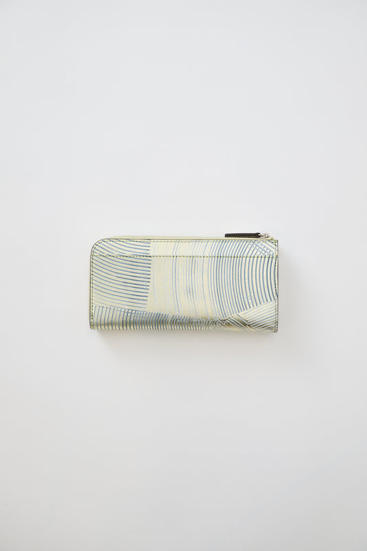 NEW IN｜Karesansui Emboss Leather L-Zip Wallet 【031821】