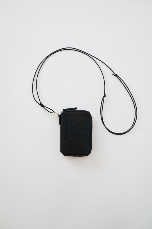 NEW IN｜Kagome Emboss Leather Fragment Case 【031818】