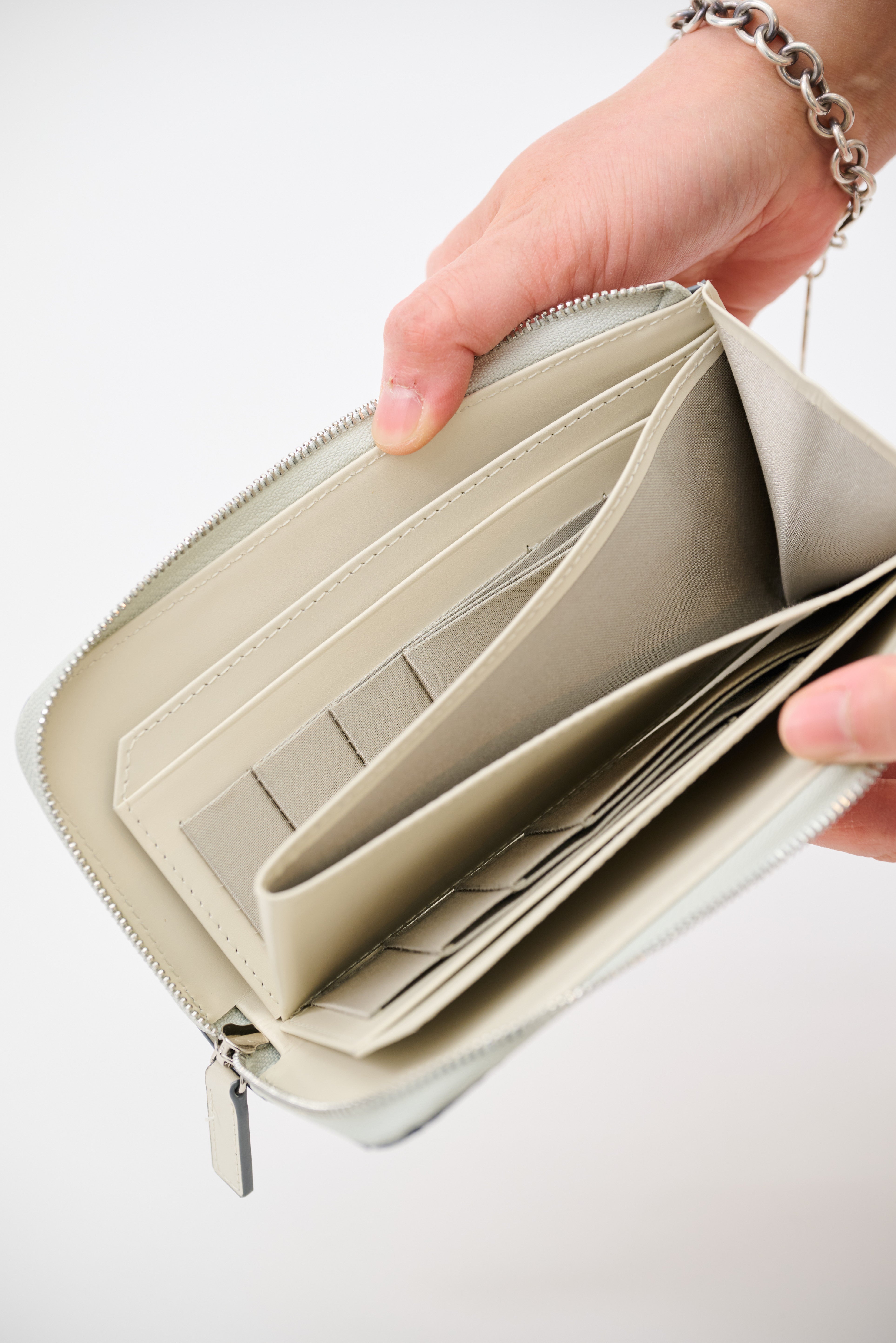 小物 newsweetspot KAGOME EMBOSS LEATHER L-ZIP WALLET 【031818】 – LAQUOH
