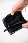 NEW IN｜Kagome Emboss Leather Mini L-Zip Wallet 【031819】
