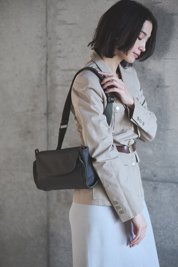 CROSSBODY BAG  UTILITY  MINIMAL NYLON【031678】