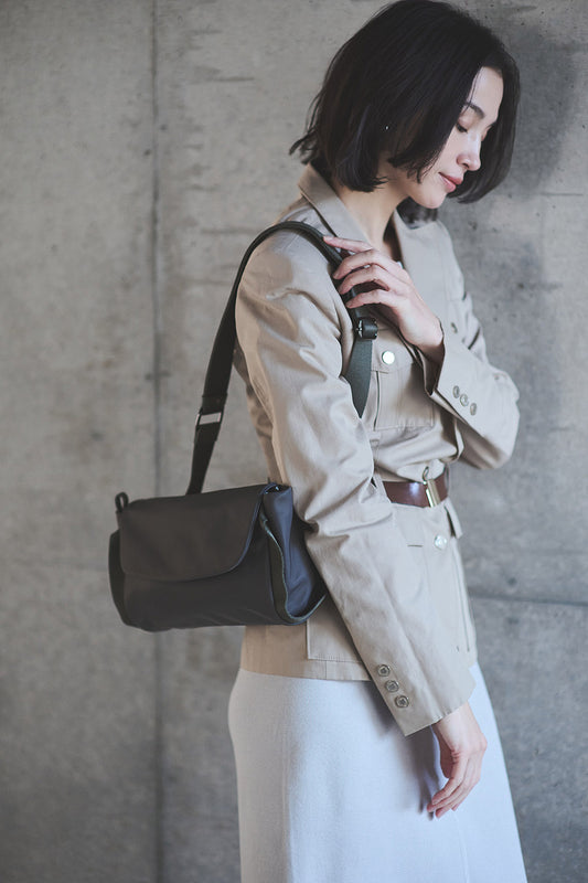 CROSSBODY BAG  UTILITY  MINIMAL NYLON【031678】