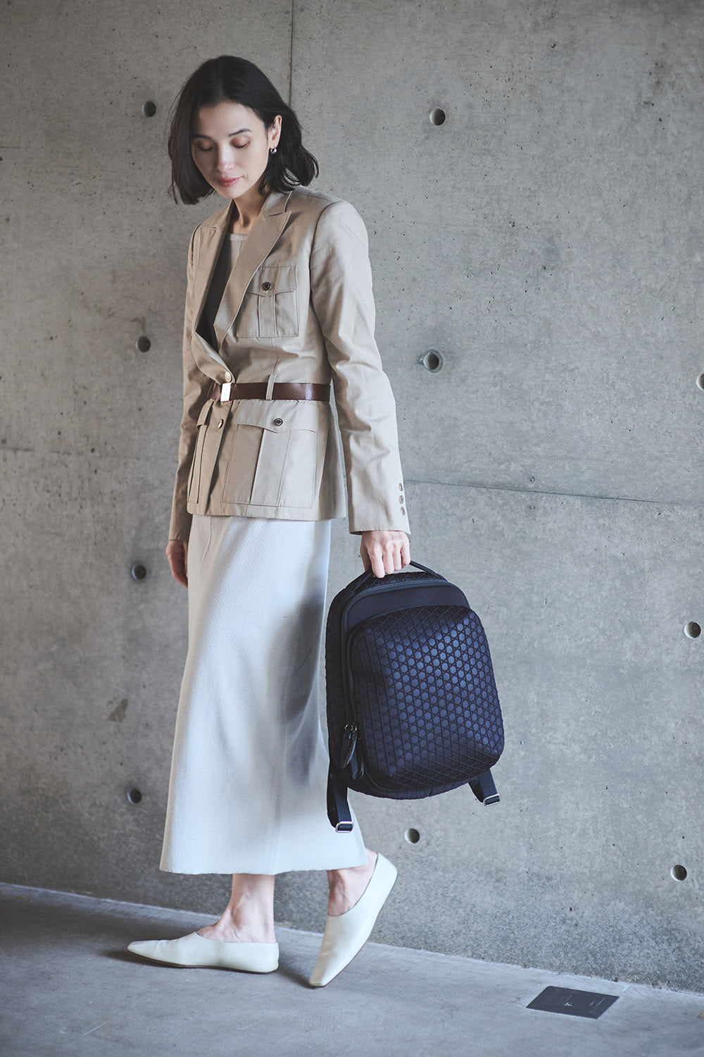 RUCK SACK KAGOME EMBOSS BONDING【031607】 – LAQUOH