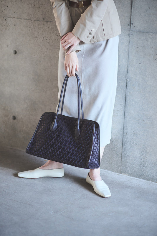 NEW IN｜ROUND TOTE KAGOME BONDING【031816】