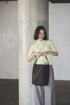BUCKET BAG  KAGOME PATTERN EMBOSS BONDING【 031675】