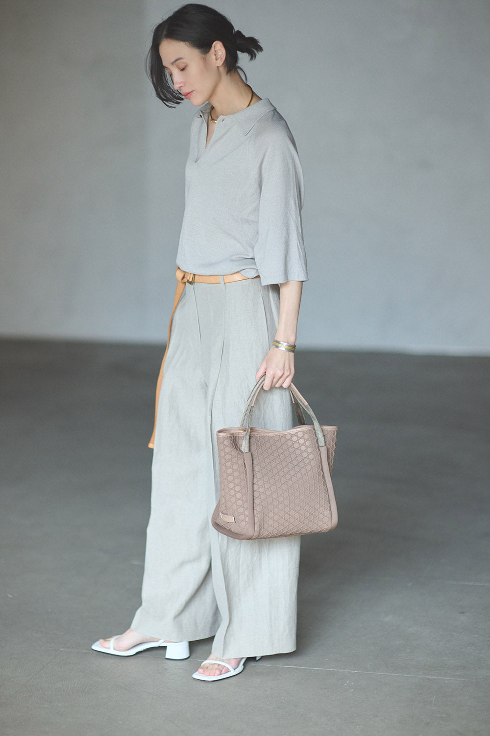 TOTE BAG KAGOME EMBOSS BONDING (S)【031604】 – LAQUOH