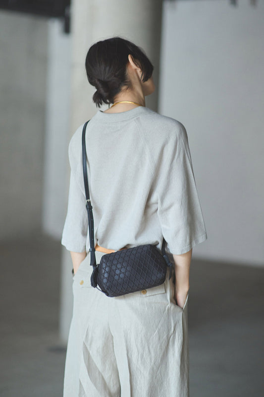 【SALE30％OFF】SHOULDER  BAG  KAGOME EMBOSS BONDING NANO【031739】