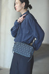 SHOULDER  BAG  CROSS PATTERN JACQUARD【031760】