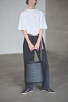 BUCKET  BAG  CROSS PATTERN JACQUARD 【031761】