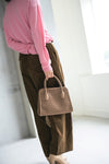 26AW新作【撥水加工】ROUND 2WAY TOTE KAGOME EMBOSS BONDING【031849】