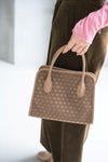 26AW新作【撥水加工】ROUND 2WAY TOTE KAGOME EMBOSS BONDING【031849】