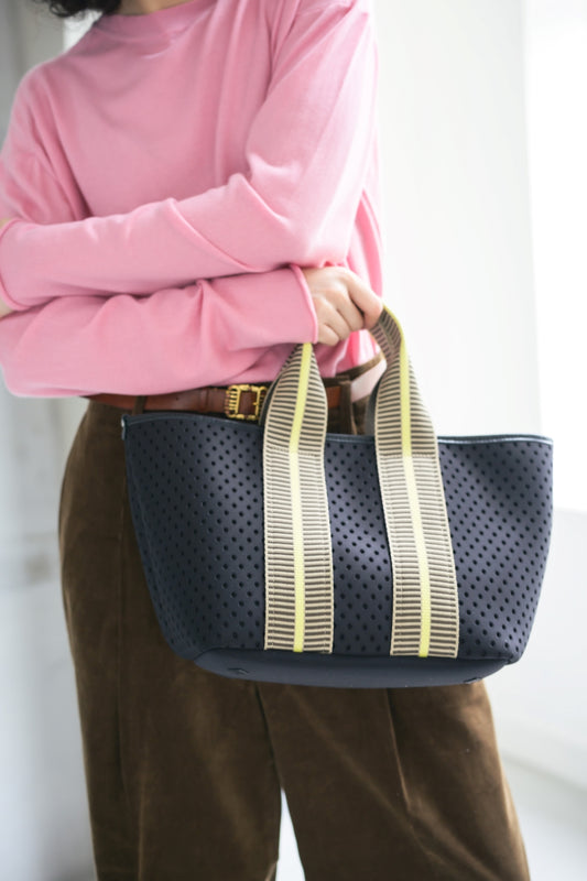 【撥水加工】TOTE BAG HISHI EMBOSS BONDING  – SANADA TAPE –(S)【031863】