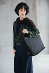 26AW新作【撥水加工】TOTE KAGOME EMBOSS NYLON (L)【031851】