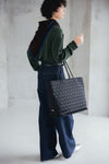 26AW新作【撥水加工】TOTE KAGOME EMBOSS NYLON (L)【031851】