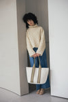 26AW新作【撥水加工】TOTE BAG HISHI EMBOSS BONDING – SANADA TAPE –(L)【031862】