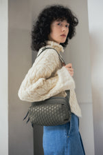 2WAY SHOULDER  BAG  KAGOME EMBOSS BONDING【031605】