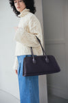ROUND TOTE KAGOME EMBOSS BONDING (S)【031841】