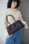 ROUND TOTE KAGOME EMBOSS BONDING (S)【031841】