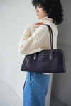 ROUND TOTE KAGOME EMBOSS BONDING (S)【031841】