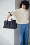 ROUND TOTE KAGOME EMBOSS BONDING (S)【031841】