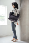 BEST SELLERS No.1 ｜TOTE  KAGOME LARGE PATTERN EMBOSS BONDING  (L)【031736】